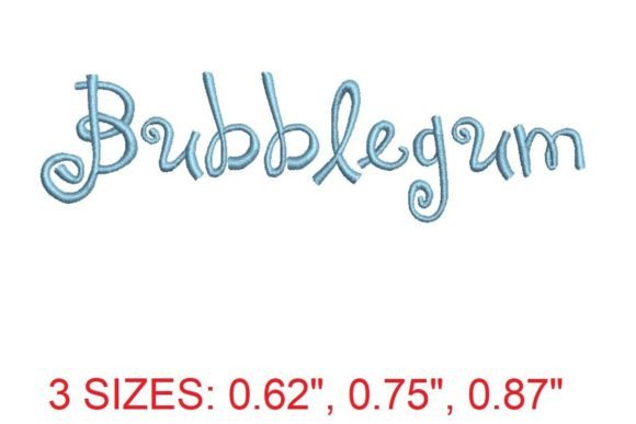 Bubblegum Embroidery Font: A Designer’s Review