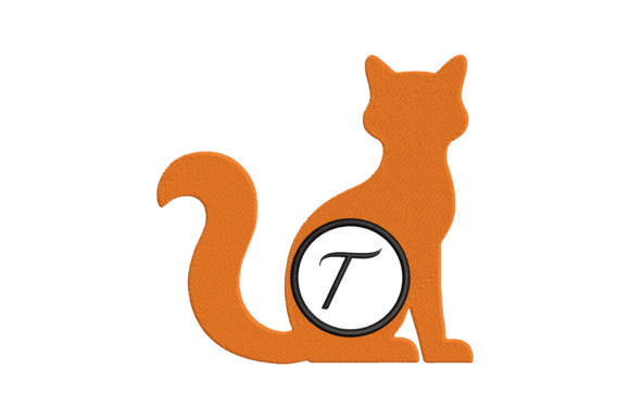 Cat Letter T: An Embroidery Design Review for Sellers