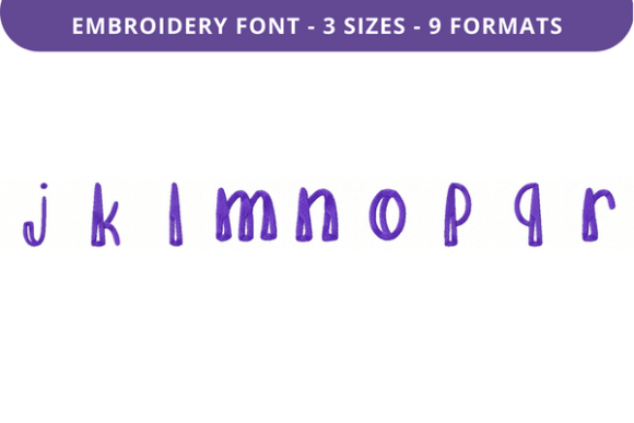 Ease My Mind Font J to R: A Designer’s Stitch Test