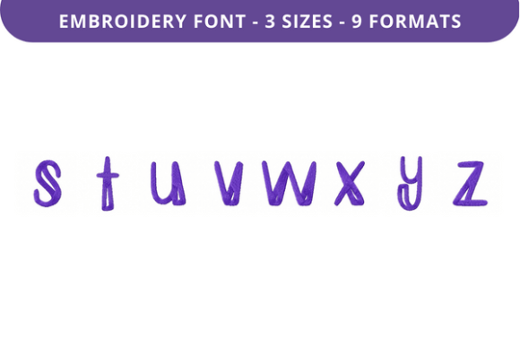 Ease My Mind Font S-Z: An Embroidery Seller Review