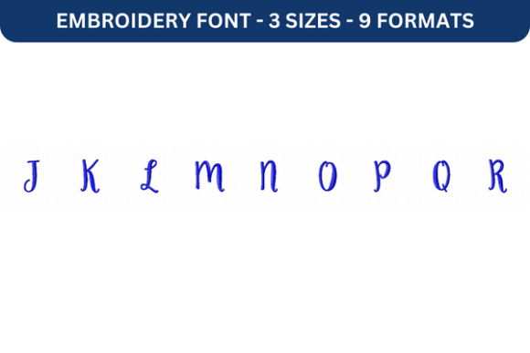 Ke Aloha Font Upper J to R: Holiday Embroidery Review