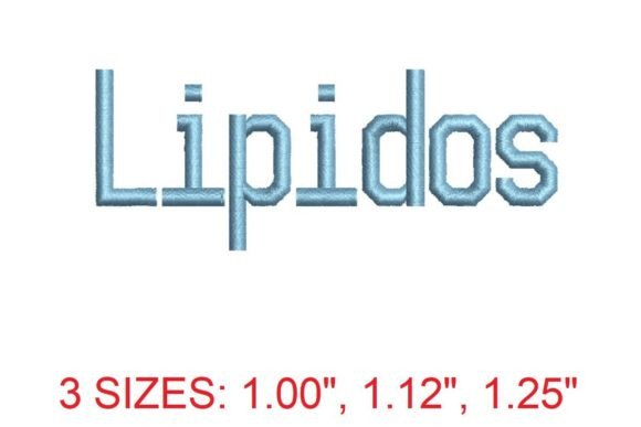 Lipidos Font Review for Boutique Sweatshirt Embroidery
