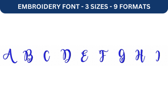 Magnolia Sky Font Upper A-I: A Stitch Test Review